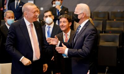 Cumhurbaşkanı Erdoğan, Biden ile sohbet etti