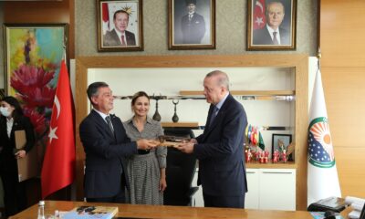 Cumhurbaşkanı Erdoğan Gölbaşı Belediye başkanı Şimşek’i ziyaret etti