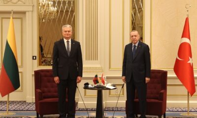 Cumhurbaşkanı Erdoğan, Litvanya Cumhurbaşkanı Nauseda ile görüştü