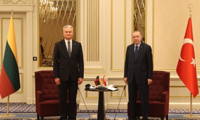 Cumhurbaşkanı Erdoğan, Litvanya Cumhurbaşkanı Nauseda ile görüştü