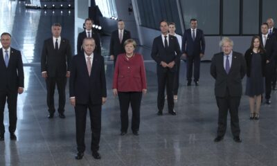 Cumhurbaşkanı Erdoğan, NATO Liderler Zirvesi’nde aile fotoğrafı çekildi