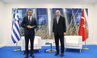 Cumhurbaşkanı Erdoğan, Yunanistan Başbakanı Miçotakis ile görüştü