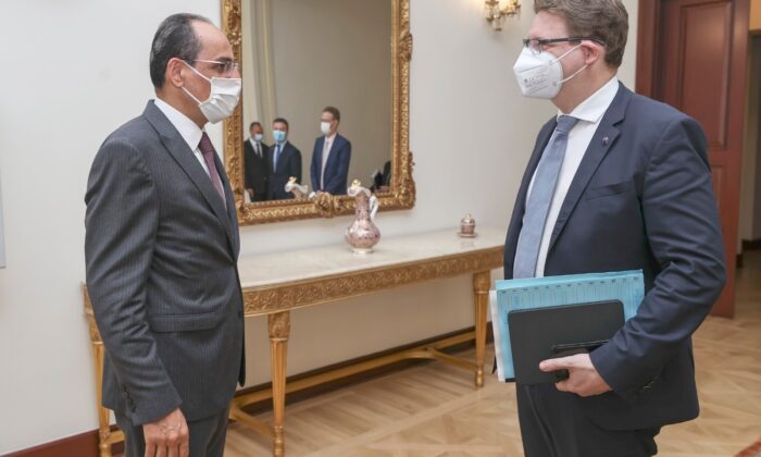 Cumhurbaşkanlığı Sözcüsü Kalın, AB Komisyonu Kabine Şefi Seibert ile görüştü