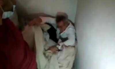 Çuvalların altına saklanan şahıs böyle yakalandı