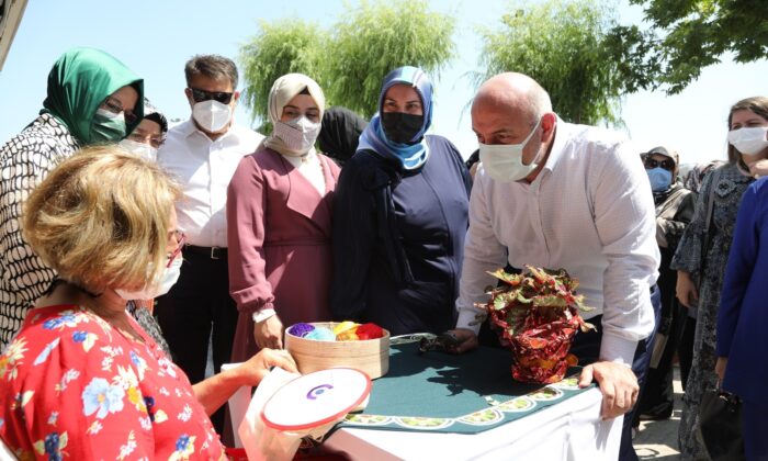 Darıcalı kadınlara ücretsiz hanımeli pazarı müjdesi