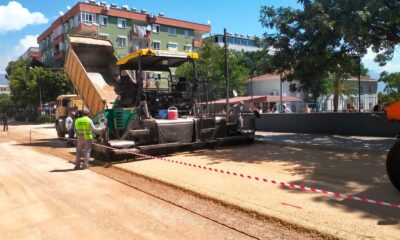 Demre’de önce alt yapı sonra asfalt çalışması