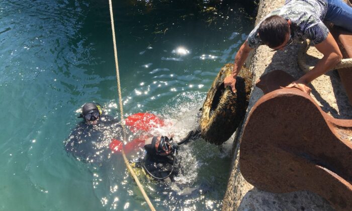 Denizden çıkan atıklar kirliliği gözler önüne serdi
