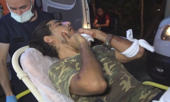 Denizi kirletme tartışması hastanede bitti