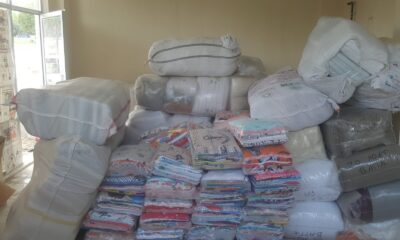 Denizli’de 300 bin TL değerindeki tekstil malzemeleri ele geçirildi