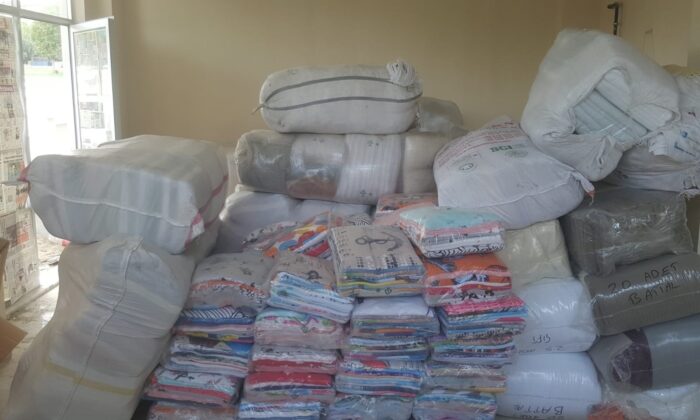 Denizli’de 300 bin TL değerindeki tekstil malzemeleri ele geçirildi