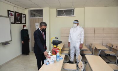 Denizli’de okullar LGS sınavına hazır hale getirildi