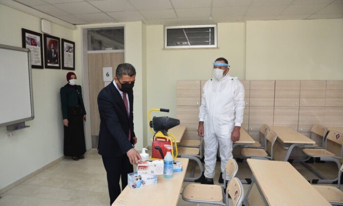 Denizli’de okullar LGS sınavına hazır hale getirildi