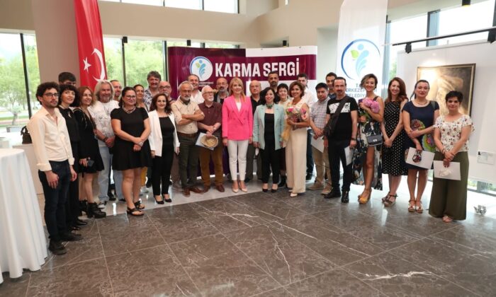 Denizlili sanatçıların eserleri sanatseverlerle buluştu