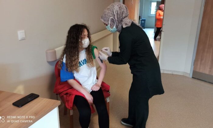 Devrek Devlet Hastanesi’nde aşı yoğunluğu yaşanıyor