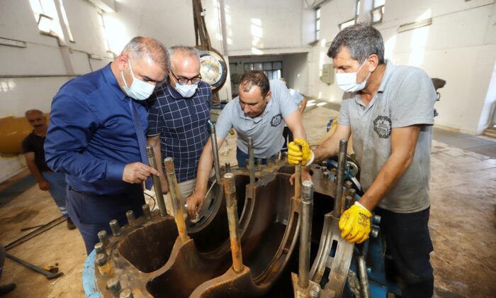 Dicle pompa istasyonundaki arıza kısa sürede onarıldı