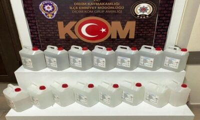 Didim’de 55 litre etil alkol ele geçirildi