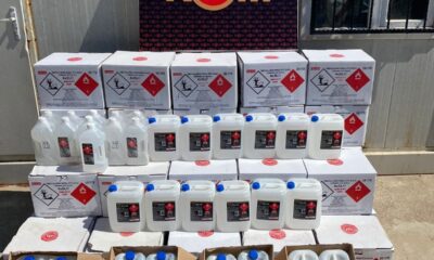 Didim’de 862 litre etil alkol ele geçirildi