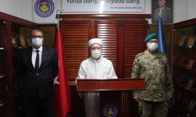 Diyanet İşleri Başkanı Erbaş, Kosova Türk Temsil Heyeti Başkanlığı’nı ziyaret etti