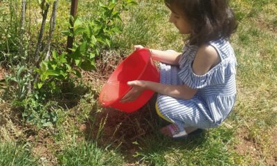 Diyarbakır’da anaokulu öğrencileri tam kapanma sürecini fırsata çevirdi