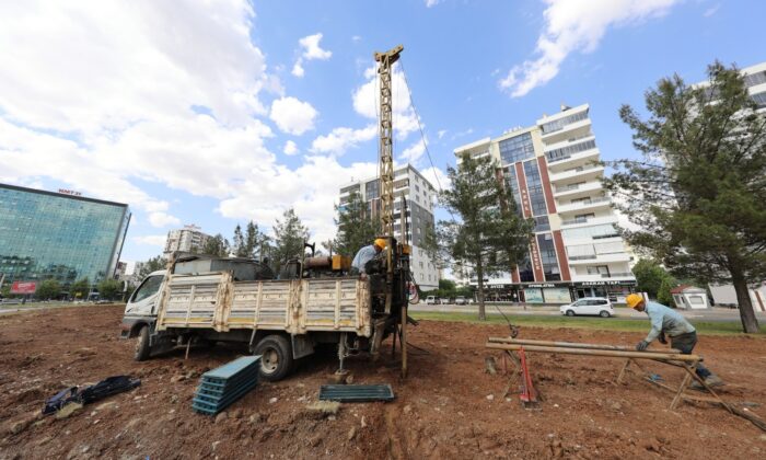 Diyarbakır’da tramvay projesi için zemin etüt çalışmalarına başlandı