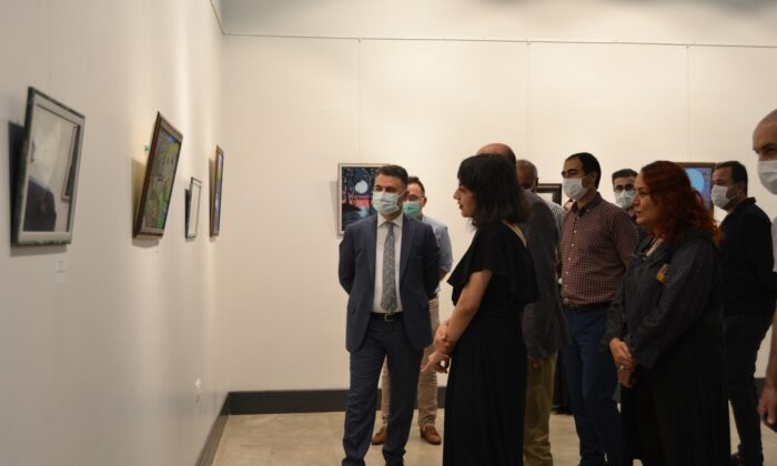 Diyarbakırlı ressam Öznur’ın resim sergisi