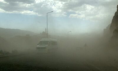 Doğubayazıt’ta etkili olan fırtına zor anlar yaşattı