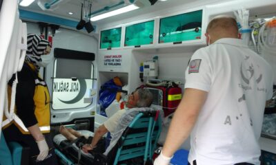 Doktoru tehdit ettiği iddiasıyla gözaltına alınan hasta, ambulansla adliyeye sevk edildi