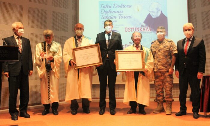 DPÜ’den Üstünkaya ve Gürsoy’a fahri doktora unvanı