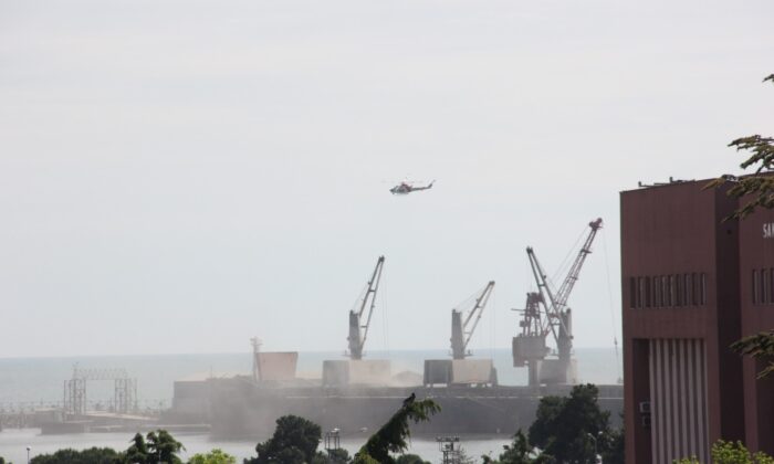 Dünya Çevre Günü’nde Samsun Limanı toz duman