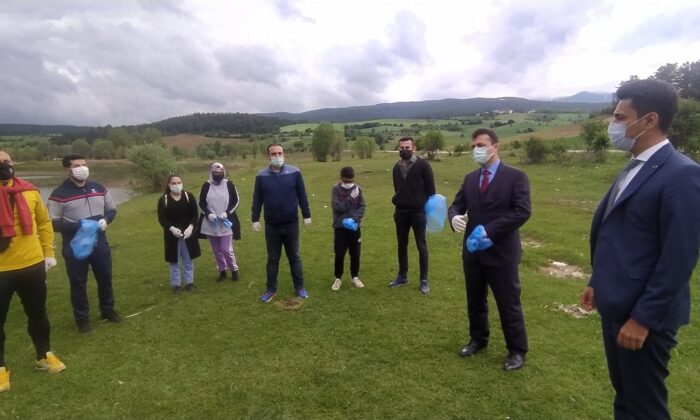 Dünya Çevre Günü’nde Yumurtacı Göleti temizlendi