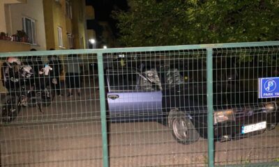 Dur ihtarına uymayıp, girdiği siteden çıkamadı