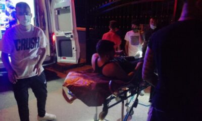 Duvardan atlayarak girdiği okul bahçesinde yaralanınca ekipleri alarma geçirdi