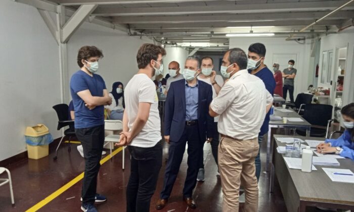 Düzce OSB’de aşılama devam ediyor