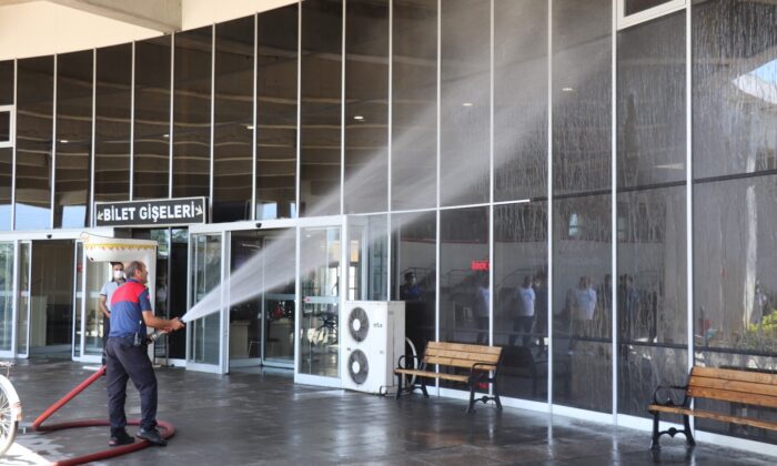 Düzce otogarında 1 Temmuz temizliği