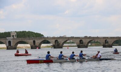 Edirne’de kürek festivali renkli başladı