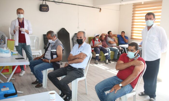 Edremit Belediyesinden aşı seferberliğine destek