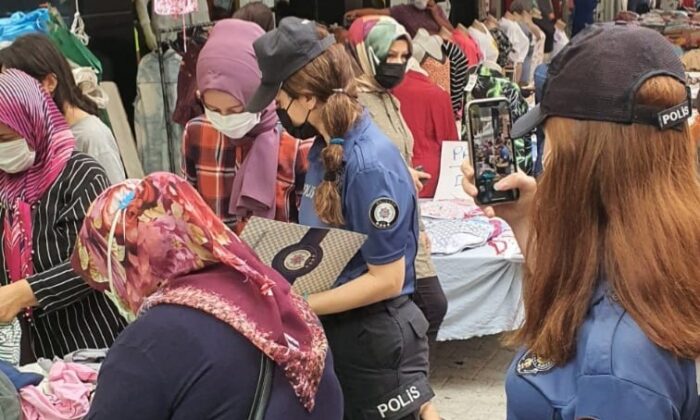 Edremit’te kadın polisler Kades’i anlattı