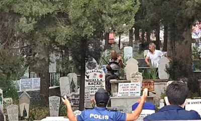 Edremit’te polisin kurtaran hamlesi