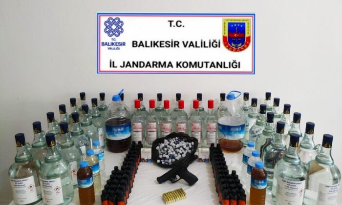 Edremit’te sahte içki operasyonu