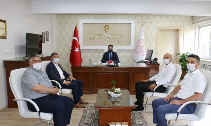 Eğitim Bir-Sen’den Milli Eğitim Müdürü Çay’a ziyaret