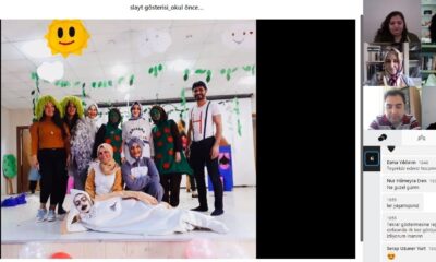 Eğitim Fakültesinde online mezuniyet heyecanı