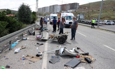 Ekmek tekneleri kazada paramparça oldu