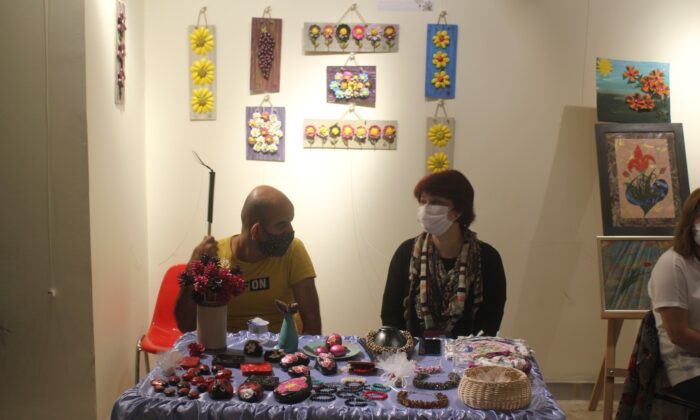 El emeği ürünler sergilendi