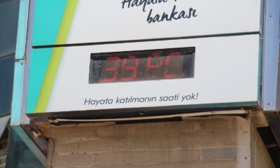 Elazığ’da bunaltıcı sıcaklık, termometreler 39’u gösterdi