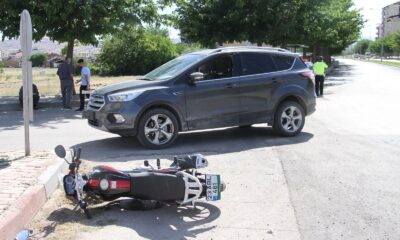 Elazığ’da otomobil ile motosiklet çarpıştı: 2 yaralı