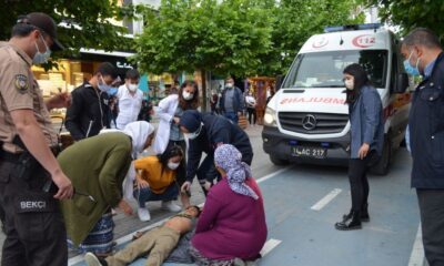 Elektrikli bisikletin çarptığı çocuk yaralandı