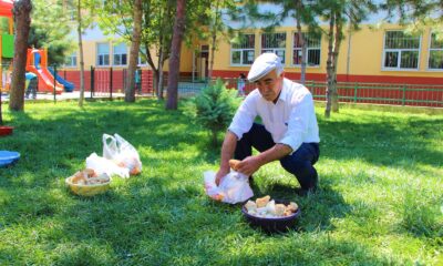 Emektar hizmetliden israfı önleme dersi