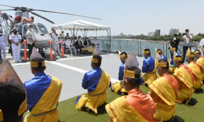 Endonezya Donanmasına ait İskender Muda 367 gemisi Mersin’de