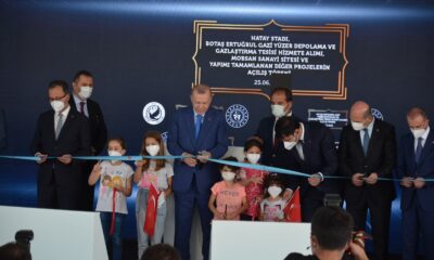 Erdoğan Hatay’da dev projeleri hizmete açtı