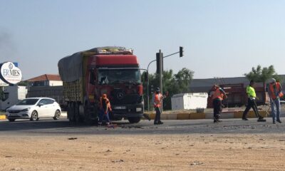 Ereğli’de tır ile kamyon çarpıştı: 2 yaralı